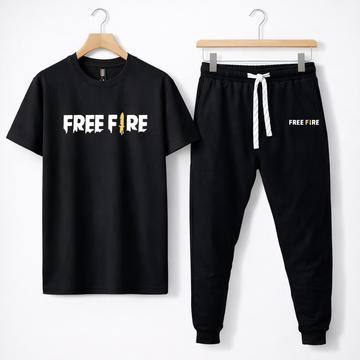 FREE FIRE Black Tracksuit For Men